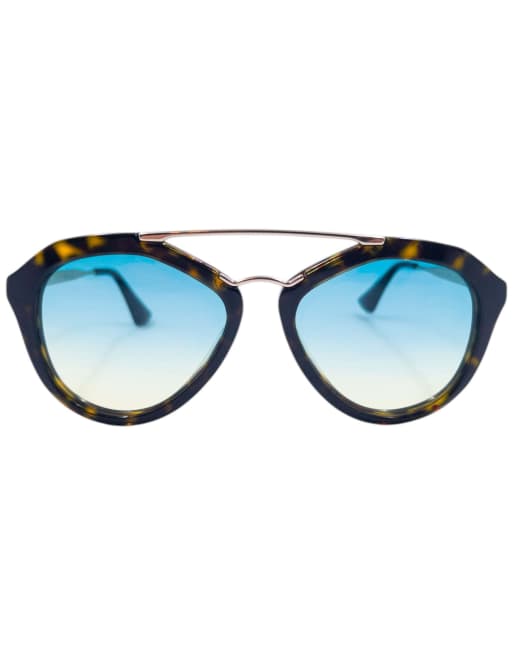 Vintage 2000s Prada Tortoise Shell Sunglasses, 2 of 7