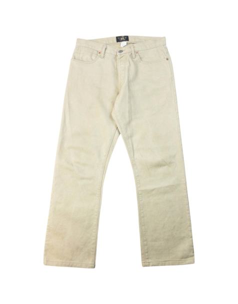 Vintage 2000s Ralph Lauren Denim Jeans Size W31 in Beige - view 1
