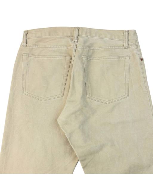 Vintage 2000s Ralph Lauren Denim Jeans Size W31 in Beige, 3 of 4