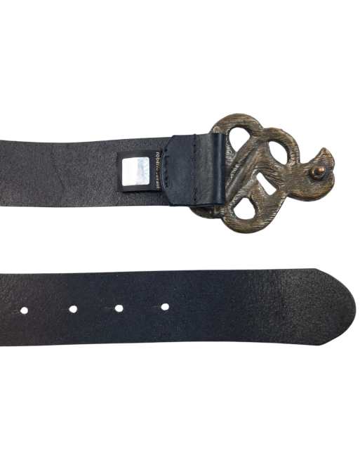 Vintage 2000s Roberto Cavalli Diamanté Leather Belt Size M, 5 of 7