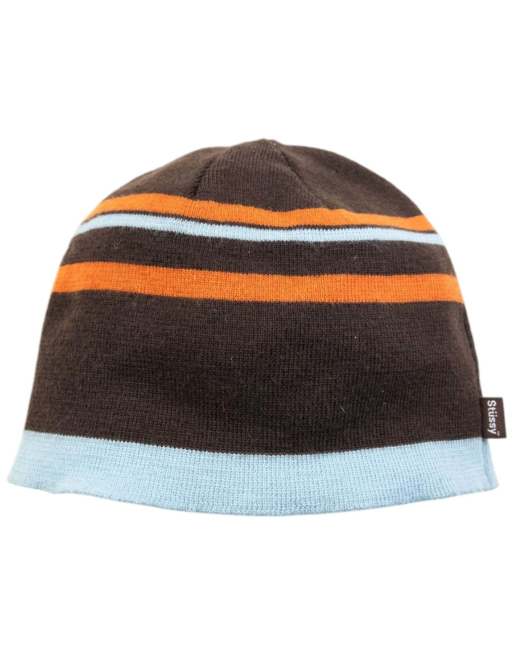 Vintage 2000s Stussy Striped Beanie Hat