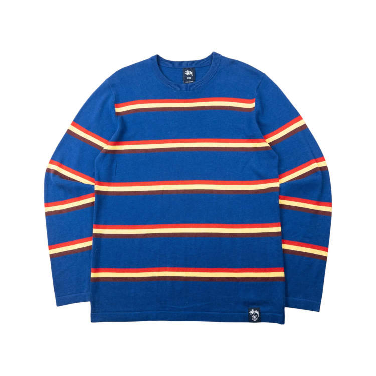 Vintage 2000s Stussy Striped Jumper Size M | ASOS