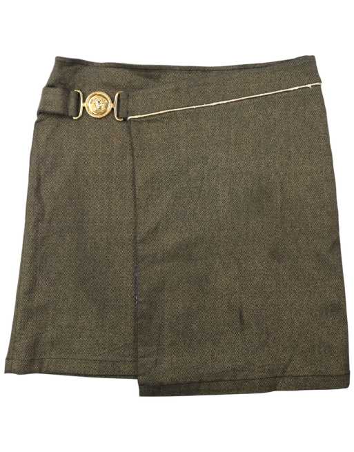 Vintage 2000s Versace Jeans Couture Wrap Mini Skirt Size W34