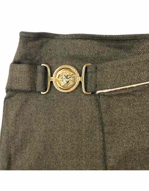 Vintage 2000s Versace Jeans Couture Wrap Mini Skirt Size W34, 4 of 4