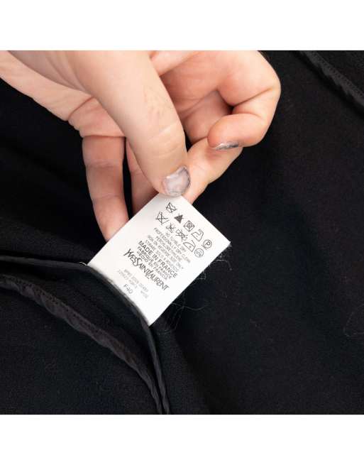Vintage 2000s YSL Yves Saint Laurent By Tom Ford Belt Waist Jacket Size S, 7 of 7