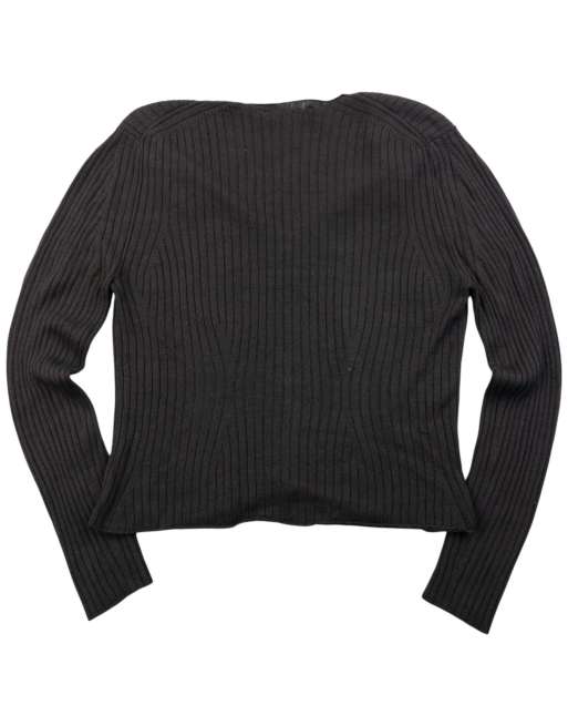 Vintage 2000s YSL Yves Saint Laurent By Tom Ford Cropped Jumper Size L, 2 of 4