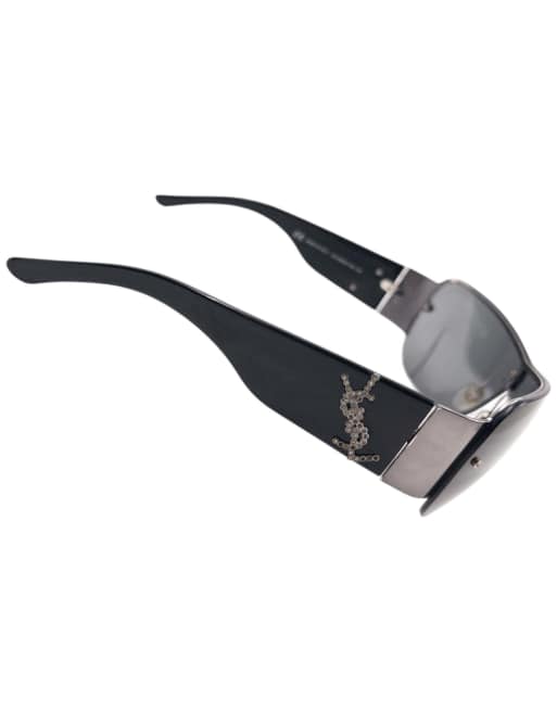 Vintage 2000s YSL Yves Saint Laurent Diamanté Sunglasses