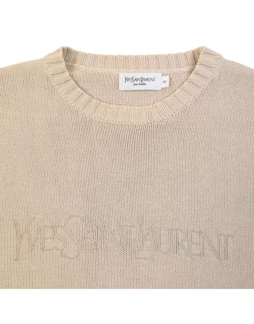 Vintage 2000s YSL Yves Saint Laurent Knit Jumper Size M, 3 of 7