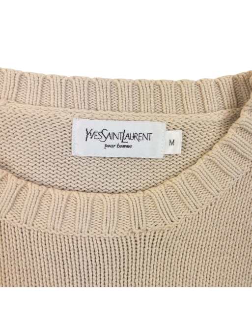 Vintage 2000s YSL Yves Saint Laurent Knit Jumper Size M, 4 of 7