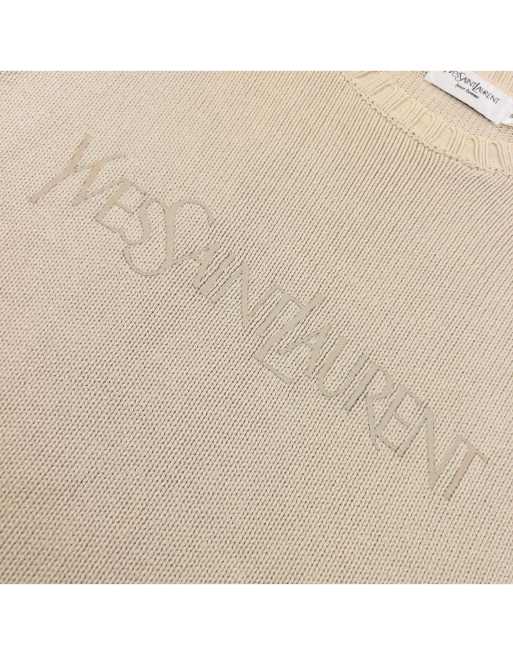 Vintage 2000s YSL Yves Saint Laurent Knit Jumper Size M, 5 of 7