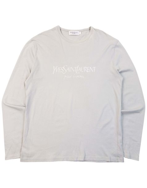 Vintage 2000s YSL Yves Saint Laurent Long Sleeve T Shirt Size M - view 1