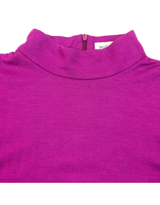 Vintage 2000s YSL Yves Saint Laurent Long Sleeve Turtleneck Top Size S, 3 of 7