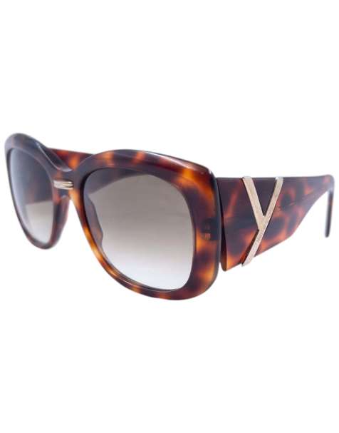 Vintage 2000s YSL Yves Saint Laurent Tortoise Shell Sunglasses - view 1