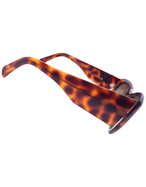 Vintage 2000s YSL Yves Saint Laurent Tortoise Shell Sunglasses, 3 of 4
