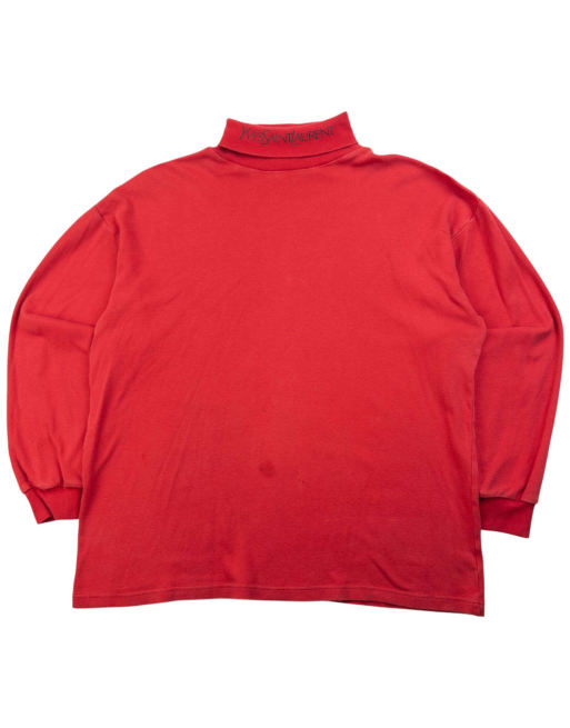 Vintage 2000s YSL Yves Saint Laurent Turtleneck Jumper Size XL