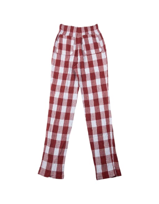 Vintage 2002 Hai Sporting Gear By Issey Miyake Checkered Trousers Size L