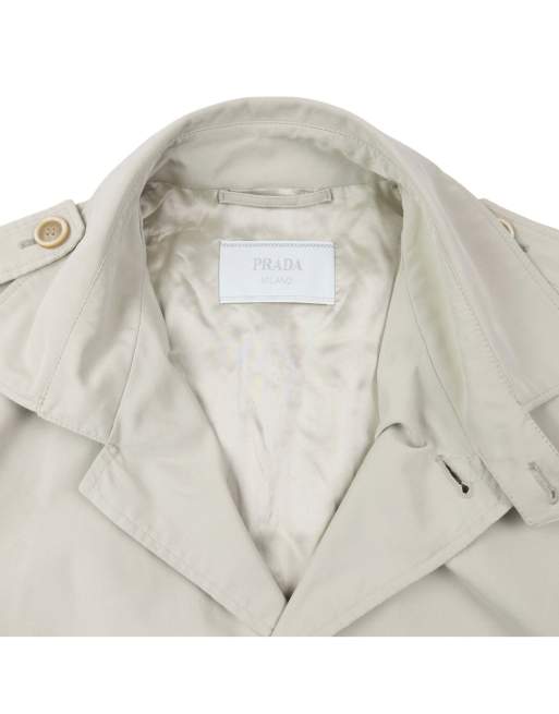 Vintage 2008 Prada Belt Waist Trench Jacket Size M, 3 of 4