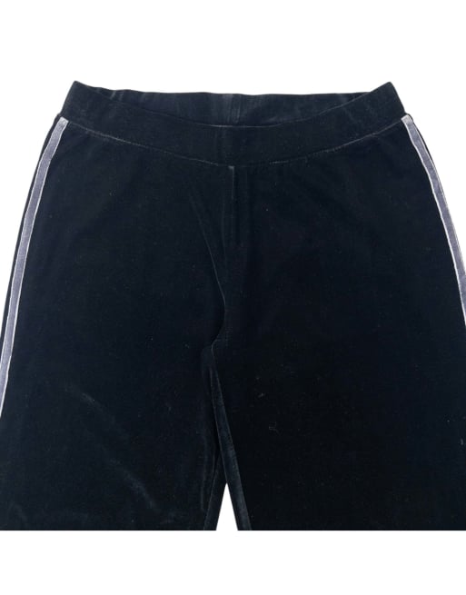 Vintage 2009 Dolce & Gabbana Velour Diamonte Tracksuit Bottoms Size L in Black, 4 of 4