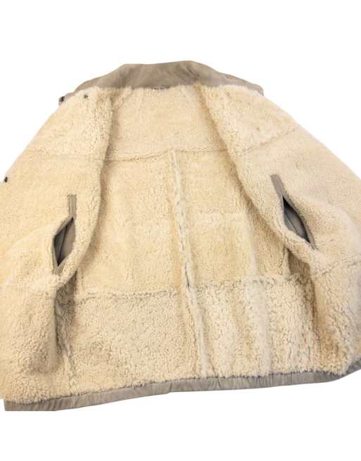 Vintage 2009 Miu Miu Fleece Lined Shearling Jacket Size L, 4 of 7