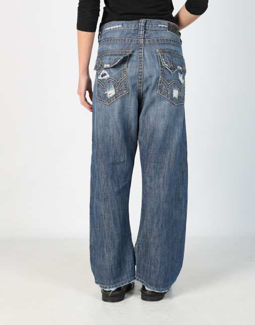 Vintage  28x57 denim jeans in blue