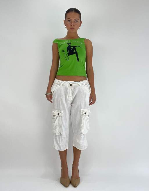 Vintage 3/4 shorts in white