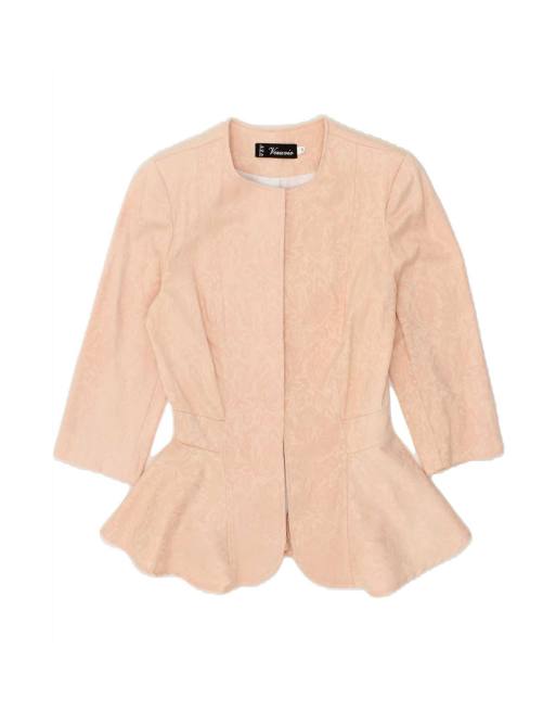 Vintage 3/4 Sleeve Blazer Jacket It 36 XS In Pink