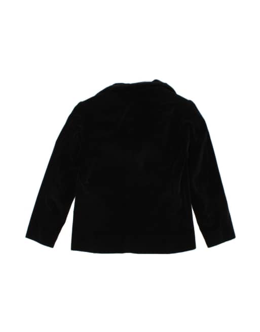 Vintage 3 Button Blazer Jacket UK 14 Medium In Black, 2 of 4