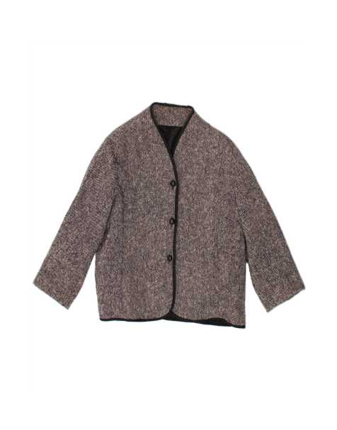 Vintage 3 Button Blazer Jacket UK 16 Large In Blue Flecked - view 1