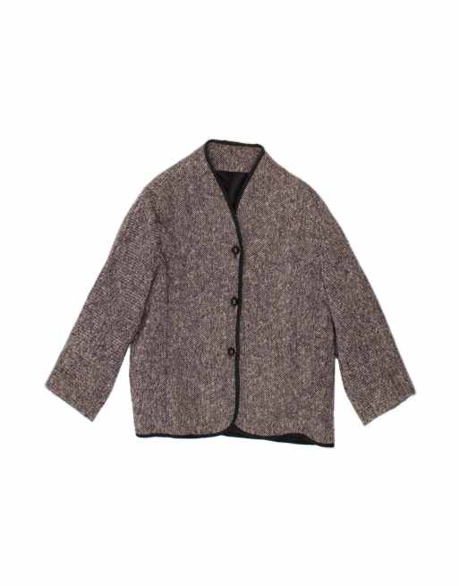 Vintage 3 Button Blazer Jacket UK 16 Large In Blue Flecked