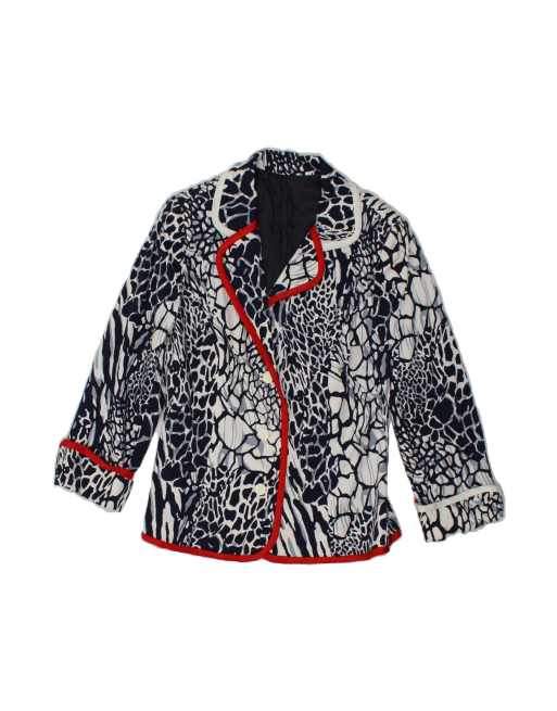 Vintage 3 Button Blazer Jacket UK 8 Small In Blue
