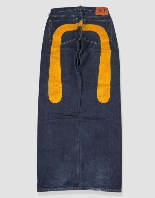 Vintage 30W 32L Evisu jeans in blue