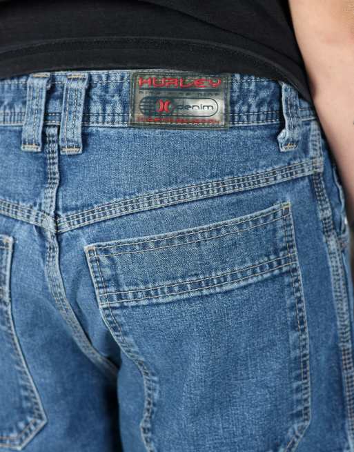 Vintage  30x22 denim carpenter baggy jorts shorts in blue, 4 of 4