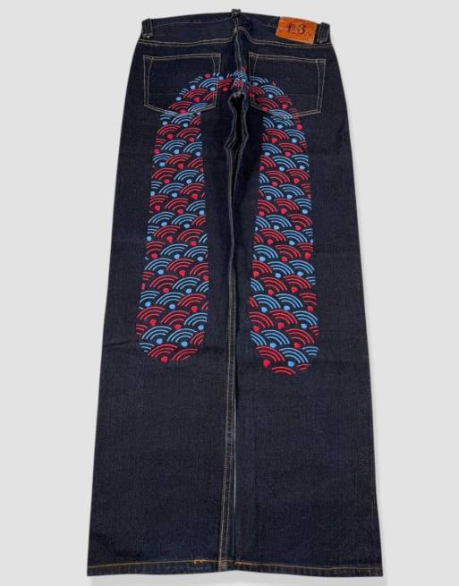 Vintage 31W 30L Evisu jeans in blue