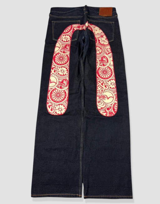 Vintage 32W 32L Evisu jeans in blue