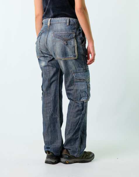 Vintage  32x30 Denim Carpenter Baggy Jeans Blue - view 1