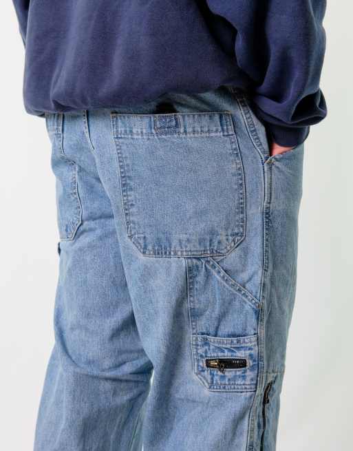 Vintage  32x30 Denim Carpenter Baggy Jeans Blue