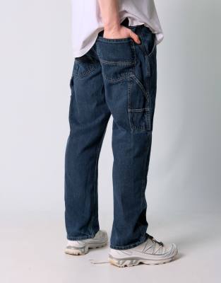 Vintage  32x30 Denim Carpenter Baggy Jeans Blue