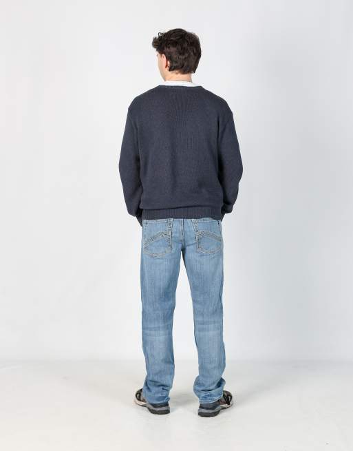 Vintage  32x32 denim jeans in blue, 3 of 4