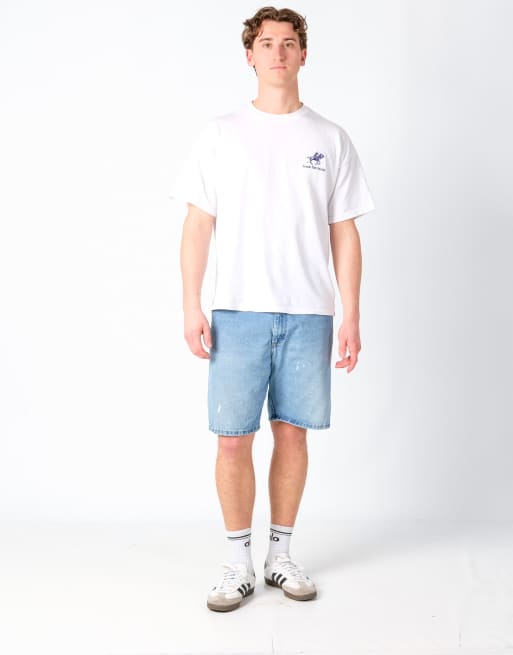 Vintage  34x20 Denim Shorts Light Blue