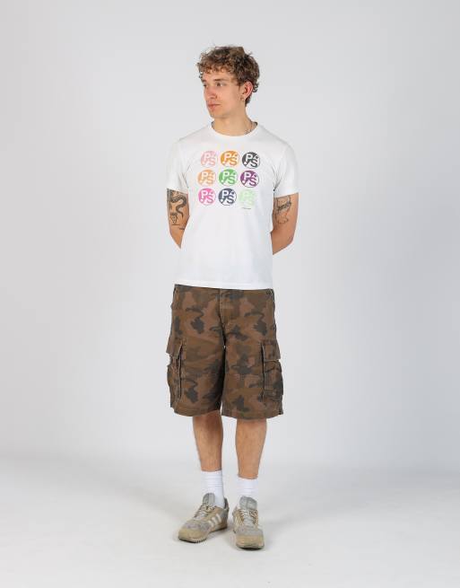 Vintage  34x29 canvas cargo shorts in brown