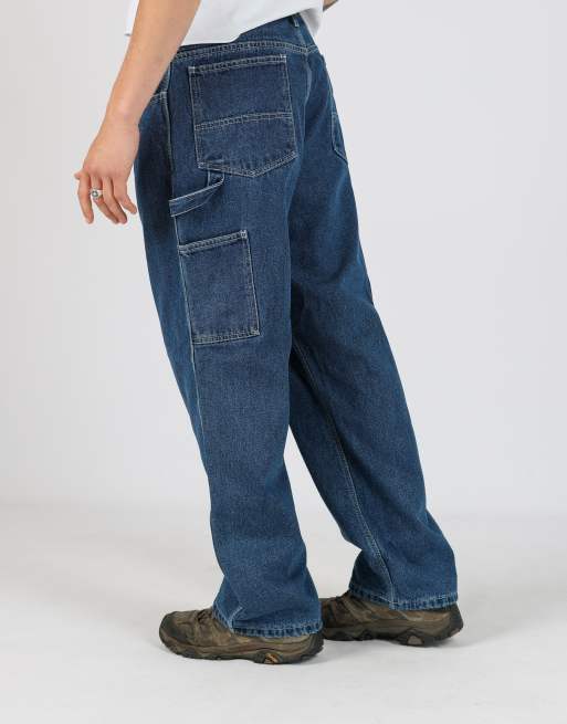 Vintage 34x30 denim carpenter jeans in blue