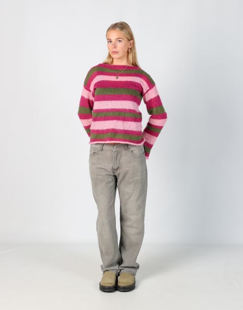 Vintage  34x30 denim jeans in light grey - view 1