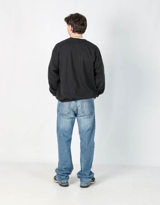Vintage  34x32 denim jeans in blue, 3 of 4