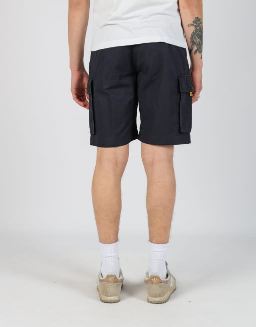 Vintage  34x39 canvas cargo shorts in navy blue, 4 of 4