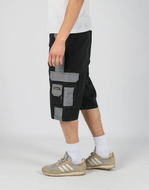 Vintage  34x45 canvas cargo shorts in black, 2 of 4