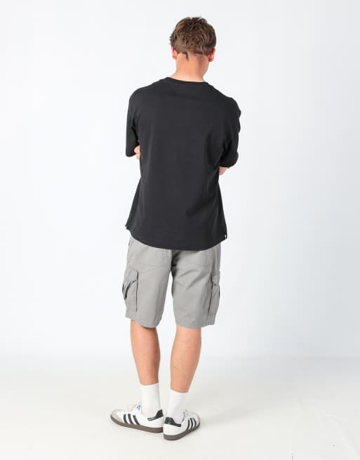 Vintage  36x21 canvas cargo shorts in light grey, 3 of 4