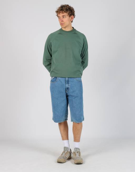 Vintage  36x25 denim jorts shorts in light blue, 2 of 4