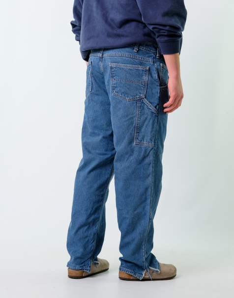 Vintage  36x30 Denim Carpenter Baggy Jeans Blue - view 1