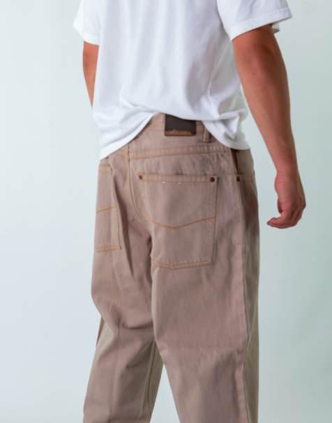 Vintage  36x32 Denim Jeans Tan - view 1