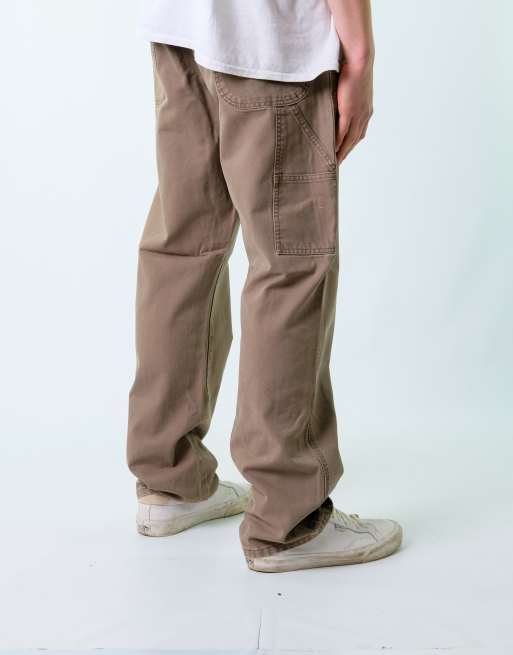 Vintage  36x34 Denim Carpenter Baggy Jeans Tan